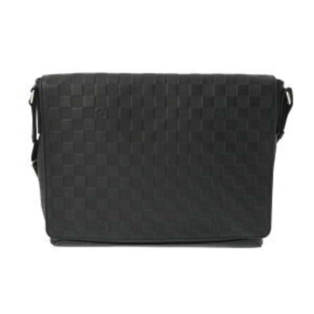 Louis Vuitton Damier Infini Black Department Onyx Black Leather Bag
